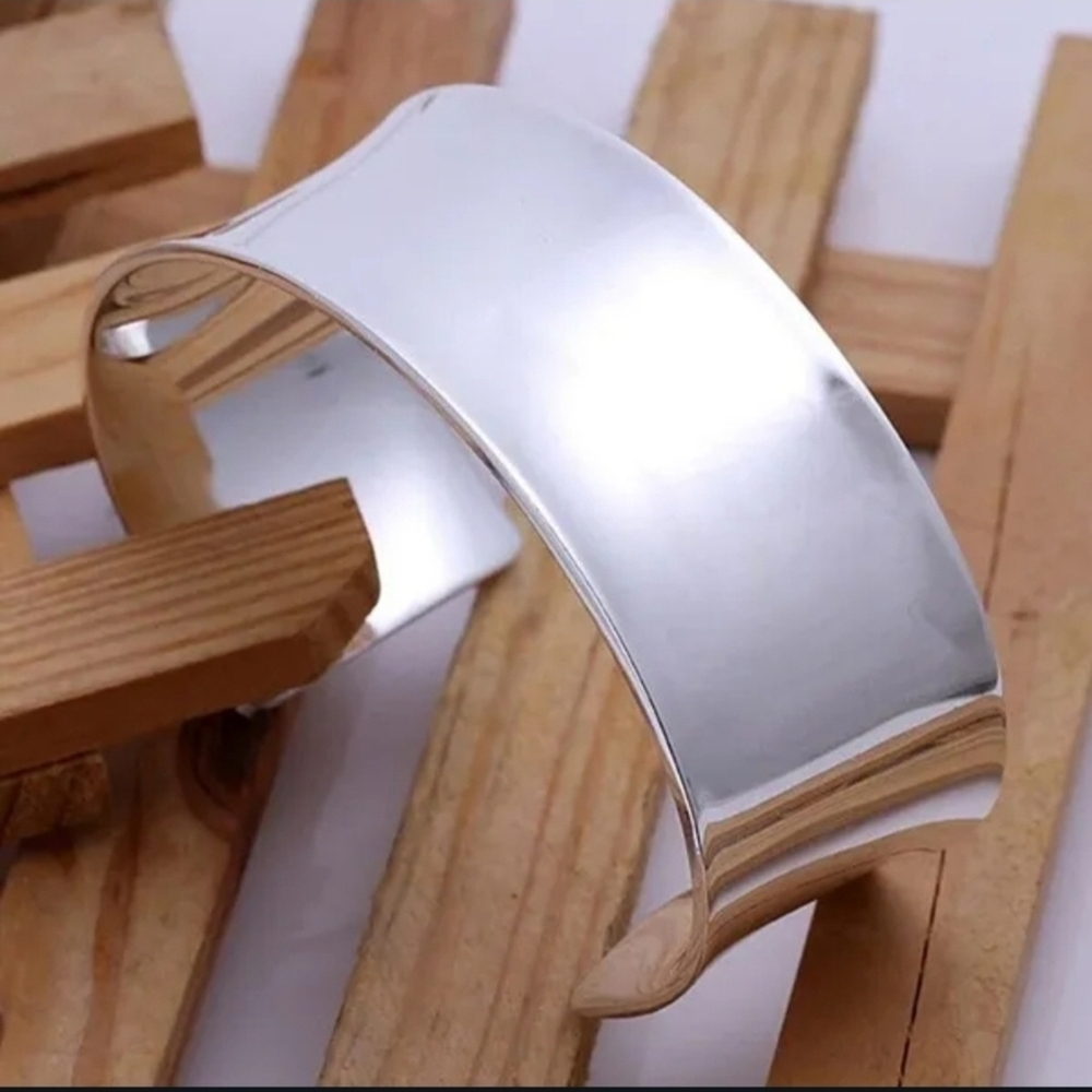Elegant 925 Silver  Cuff Bracelet